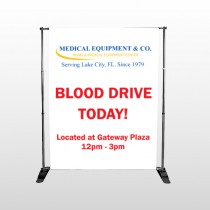 Blood Drive 330 Pocket Banner Stand