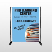 Book Learning 156 Pocket Banner Stand