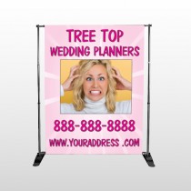 Crazy Wedding 411 Pocket Banner Stand