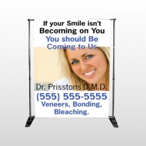 Dental 48 Pocket Banner Stand