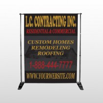 Faded House 500 Pocket Banner Stand