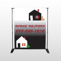 Househelper 245 Pocket Banner Stand