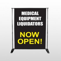Medic Liquidation 331 Pocket Banner Stand
