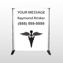 Med 47 Pocket Banner Stand
