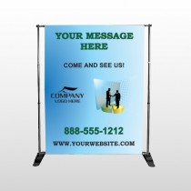 Men 152 Pocket Banner Stand