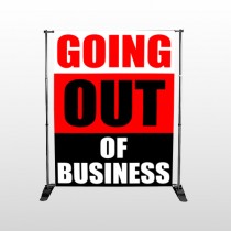 Small Businee 53 Pocket Banner Stand 