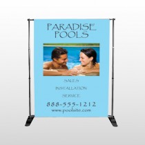 Paradise Pool 529 Pocket Banner Stand