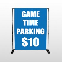 Parking 123 Pocket Banner Stand