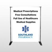 Pharmacy 335 Pocket Banner Stand
