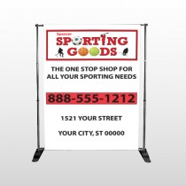 Sporting Goods 528 Pocket Banner Stand