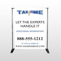 Tax Time 171 Pocket Banner Stand