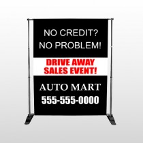 Auto Mart 114 Pocket Banner Stand