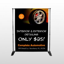 Detailing Services 115 Pocket Banner Stand