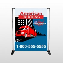 American Truck 295 Pocket Banner Stand