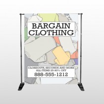 Bargain Bin 532 Pocket Banner Stand