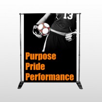 Black 53 Pocket Banner Stand