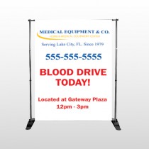 Blood Drive 97 Pocket Banner Stand