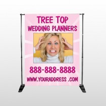 Crazy Wedding 411 Pocket Banner Stand