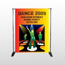 Dance Disco 518 Pocket Banner Stand