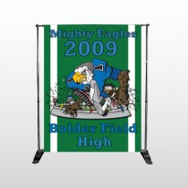 Green 50 Pocket Banner Stand
