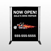 Harley Flames 323 Pocket Banner Stand
