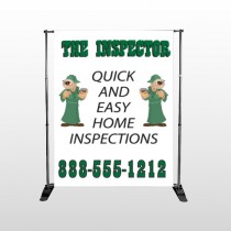 Home Inspection 361 Pocket Banner Stand