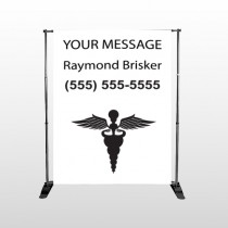 Med 47 Pocket Banner Stand