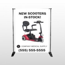 New Scooter 100 Pocket Banner Stand
