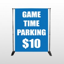 Parking 123 Pocket Banner Stand