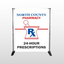 Pharmacy 101 Pocket Banner Stand