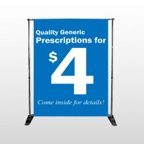 Pharmacy 102 Pocket Banner Stand