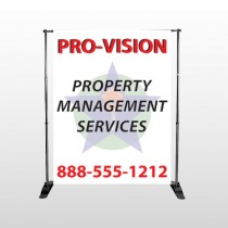 Property Management 247 Pocket Banner Stand