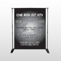 Silhouette Band 366 Pocket Banner Stand