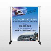 Traffic Cars 151 Pocket Banner Stand