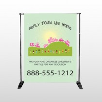 World Party Plan 520 Pocket Banner Stand