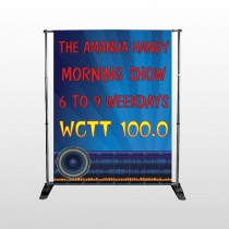 AMP Morning Show 439 Pocket Banner Stand