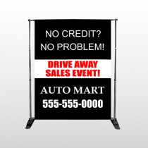 Auto Mart 114 Pocket Banner Stand