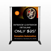Detailing Services 115 Pocket Banner Stand
