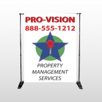 Property Management 363 Pocket Banner Stand