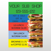 Sandwich 375 Custom Sign