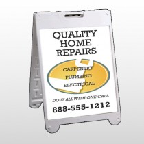 Construction 244 A Frame Sign