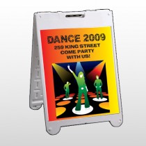 Dance Disco 518 A Frame Sign