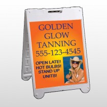 Golden Glow 491 A Frame Sign