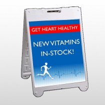 Heart Healthy 140 A-Frame Sign