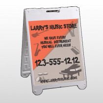 Larry Music Store 372 A Frame Sign