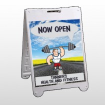 Road Workout 407 A Frame Sign