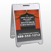 Theatre Curtains 521 A Frame Sign