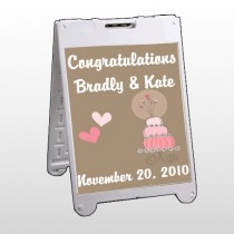 Heart Cake 03 A Frame Sign