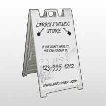 Music 371 A Frame Sign