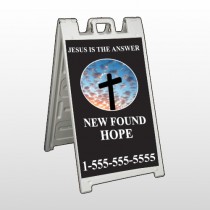 New Found Hope 01 A Frame Sign